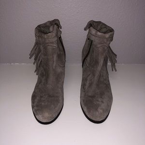 Fringe booties